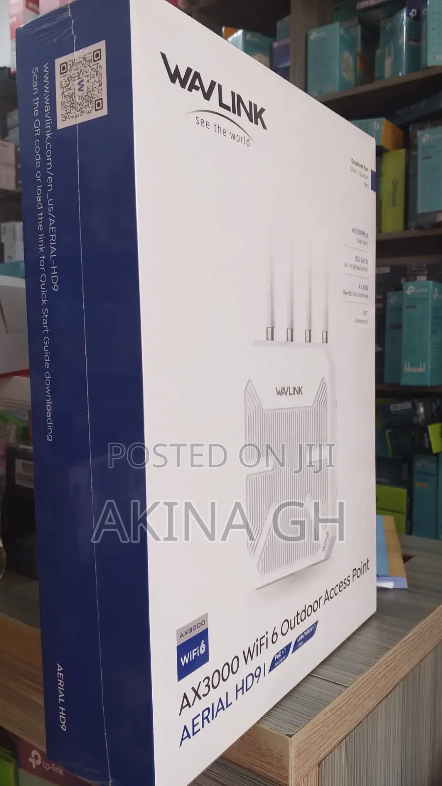 Wavlink Wifi 6 AX3000 Outdoor Access Point /AERIAL HD9
