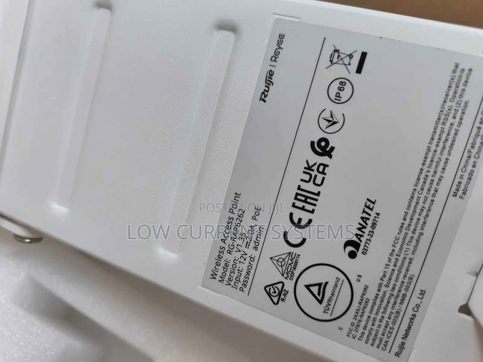 Ruijie Outdoor Omnidirectional Access Point Wifi6 300m+