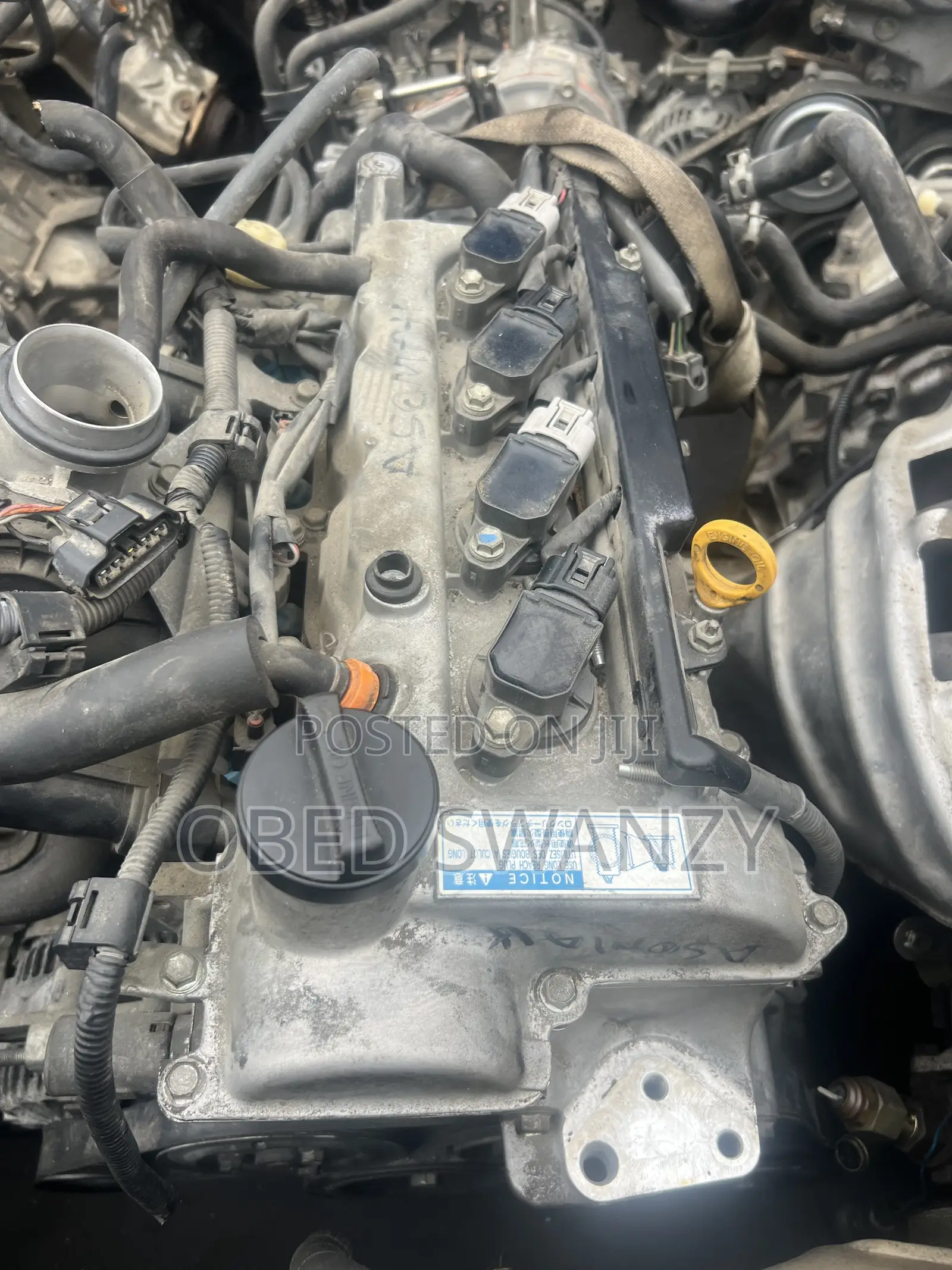 2008-2010 Toyota Vitz Complete Engine 4 Plugs