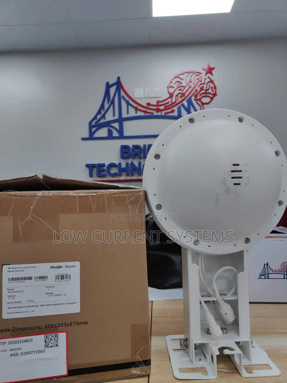 Ruijie Outdoor AP Omnidirectional 500users Hotspot Business Ap Rap6262