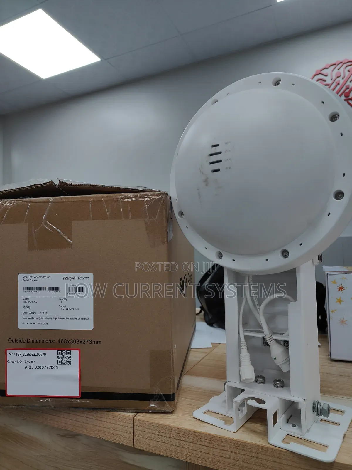 Ruijie Outdoor AP Omnidirectional 500users Hotspot Business Ap Rap6262