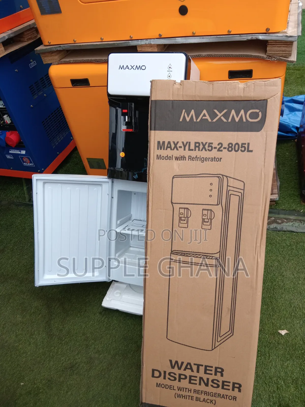 Maxmo Hot & Cold Water Dispenser With Bottom Storage Refrigerator