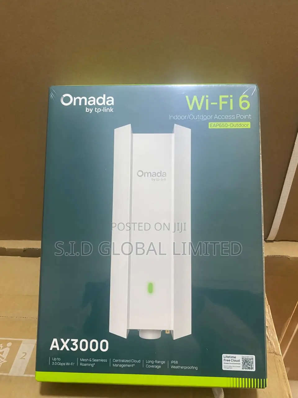 TP-Link EAP650 OUTDOOR AX3000 WiFi6 3gGbps Super Fast Access POINT