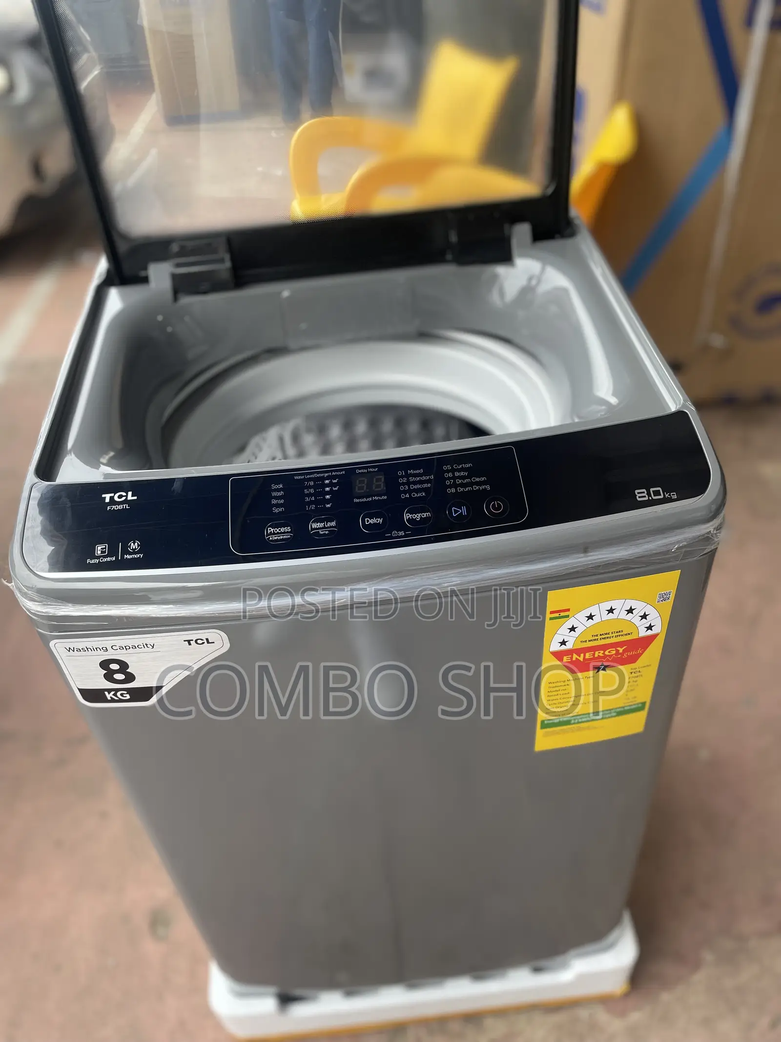 TCL Top Load 8kg Washing Machine