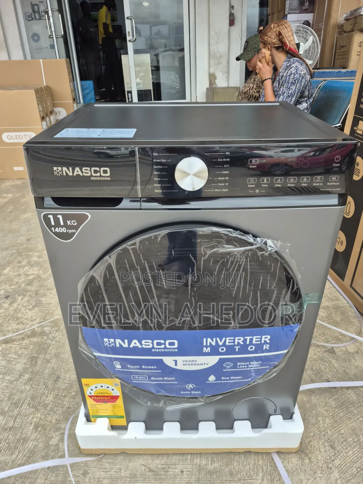 Midea Inverter Motor Washing Machine Front Load Full Automatic Availab