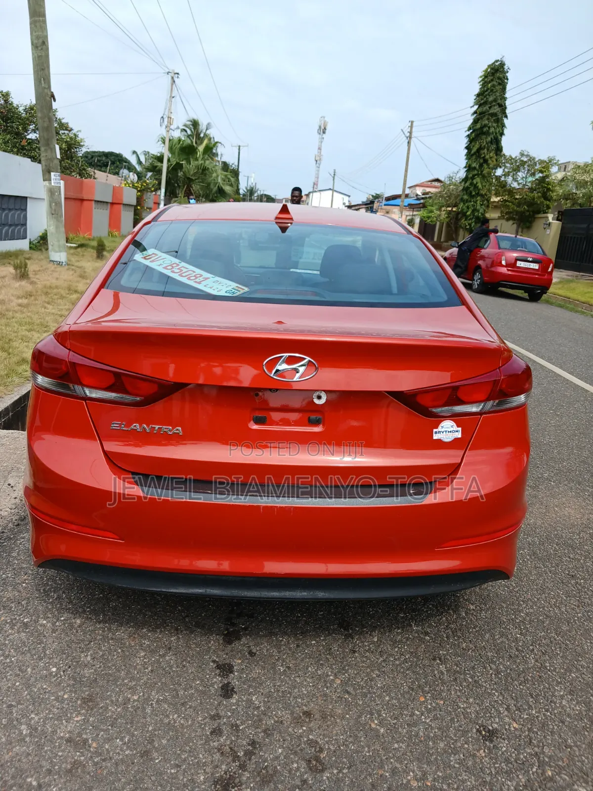 Hyundai Elantra ECO Sedan FWD (1.4L 4cyl 7A) 2017 Orange