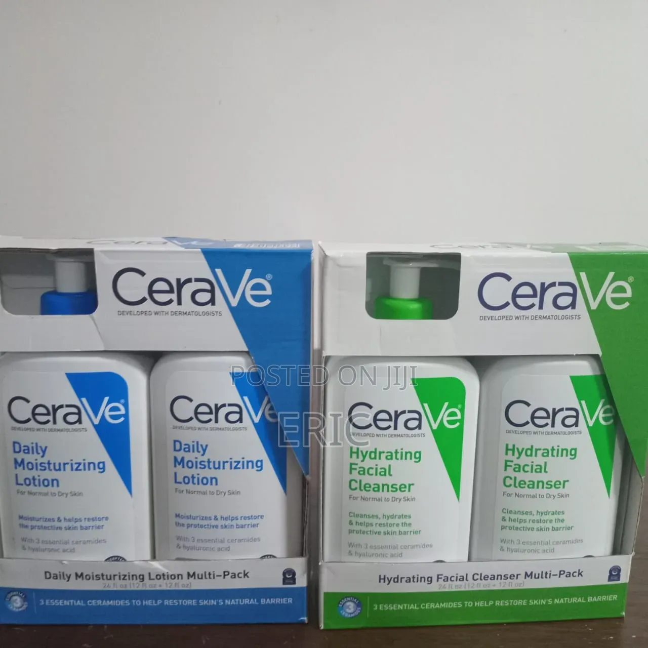 CeraVe Facial Cleanser and Lotion