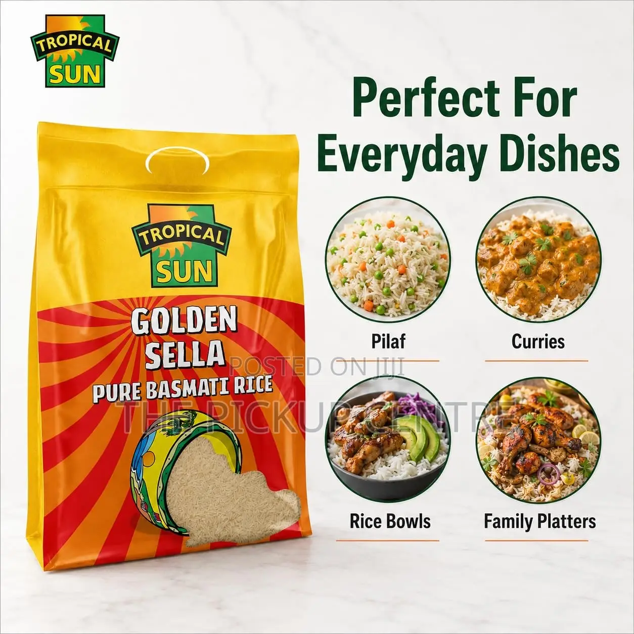 Tropical Sun Golden Sella Basmati Rice 5kg