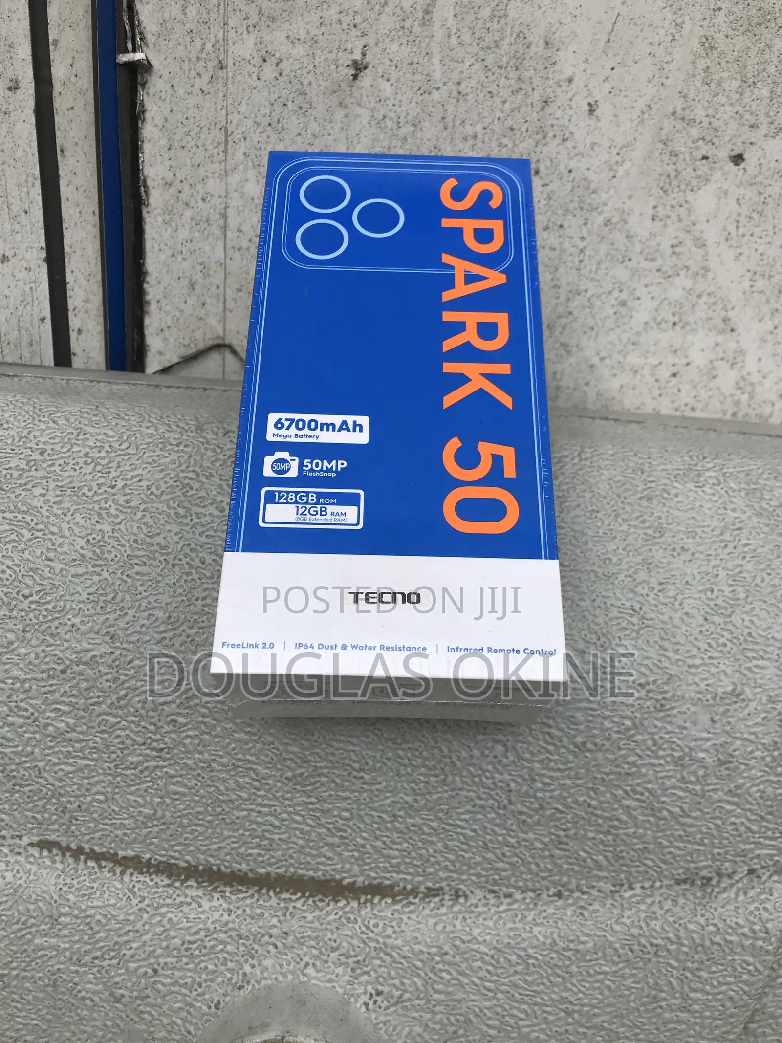 New Tecno Spark 50 128 GB Black