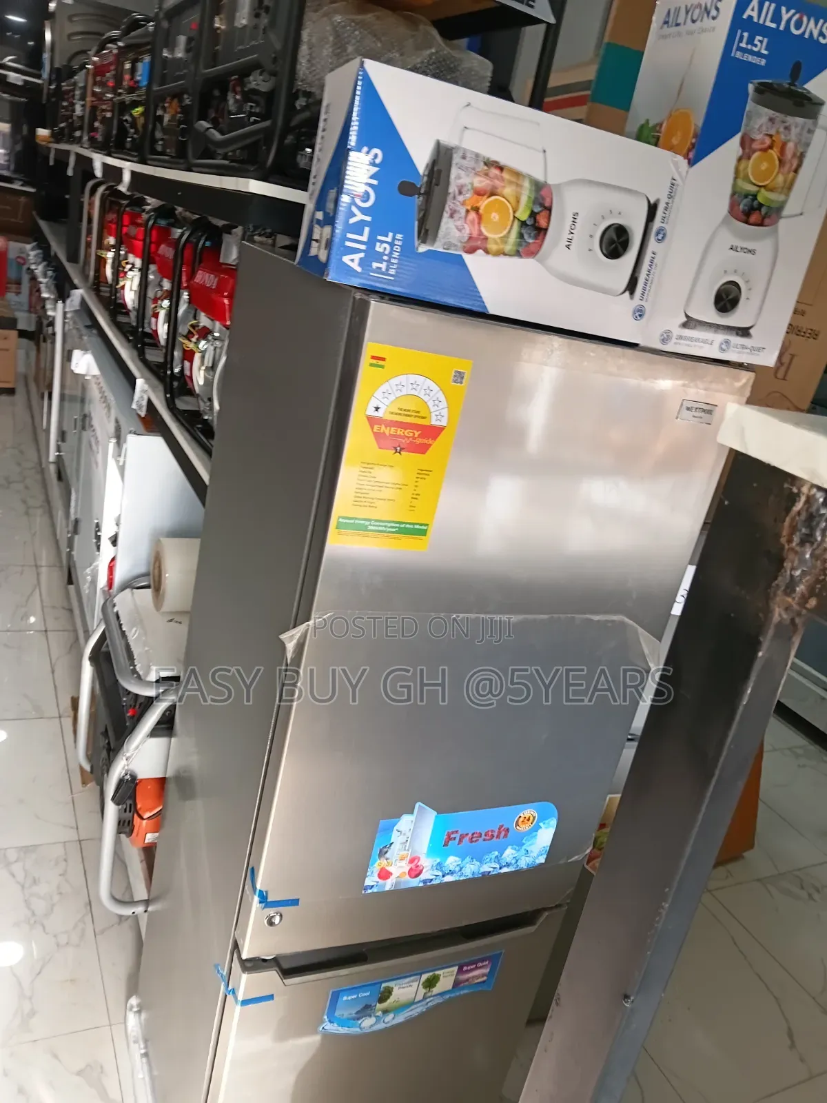 Freshness Lives Here Fridge Westpool Refrigerator Plus Free Blender