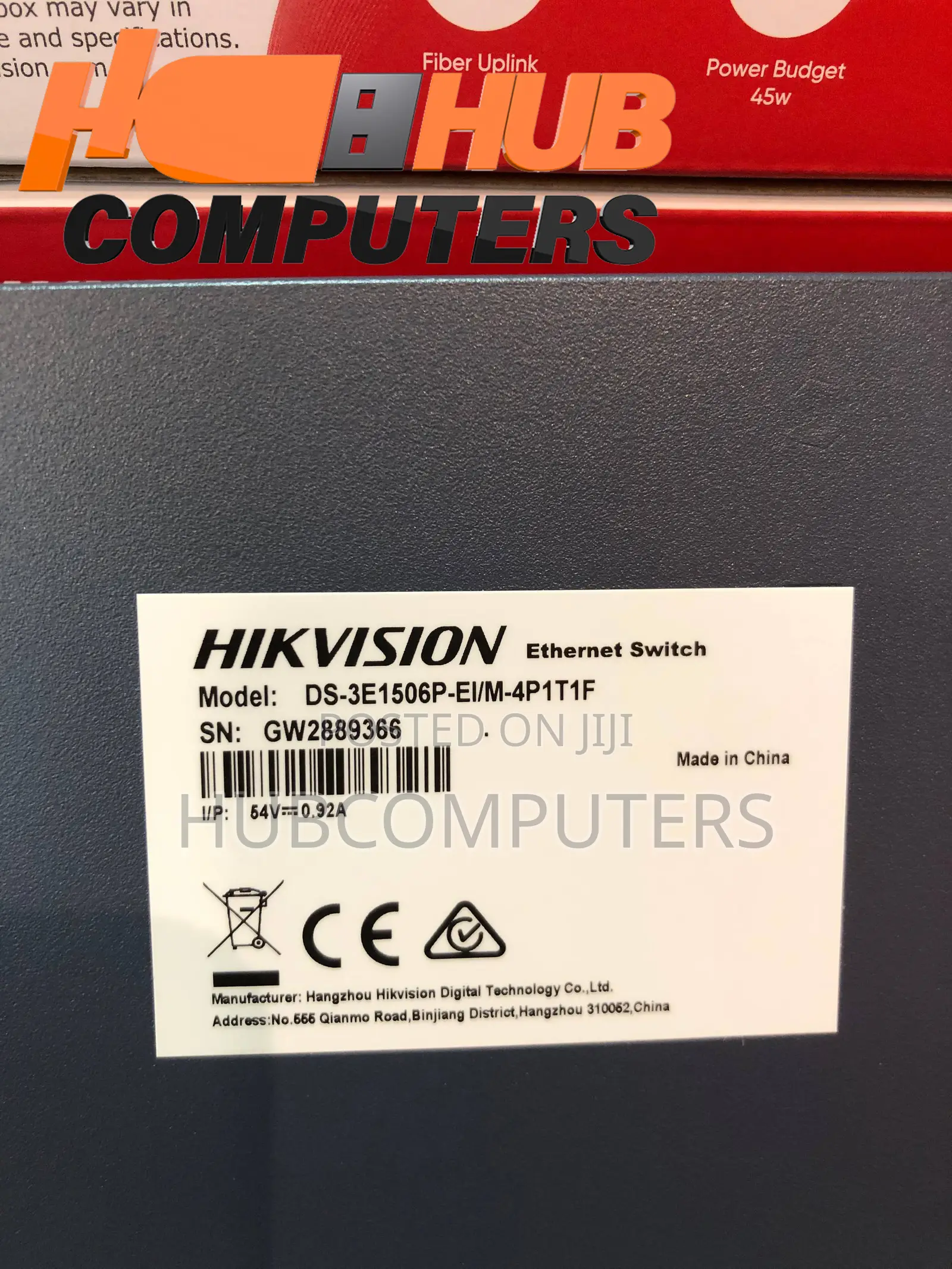 Hikvision DS-3E1506P-EI/M-4P1T1F 4Port Gigabit PoE Smart Manage Switch