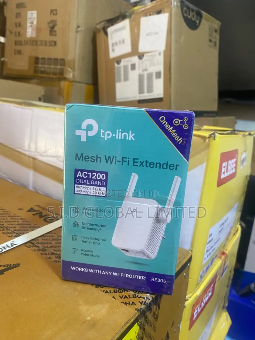 TP-Link Re305 Ac1200 Dual Dand Mesh Wi-Fi-Extender Ap