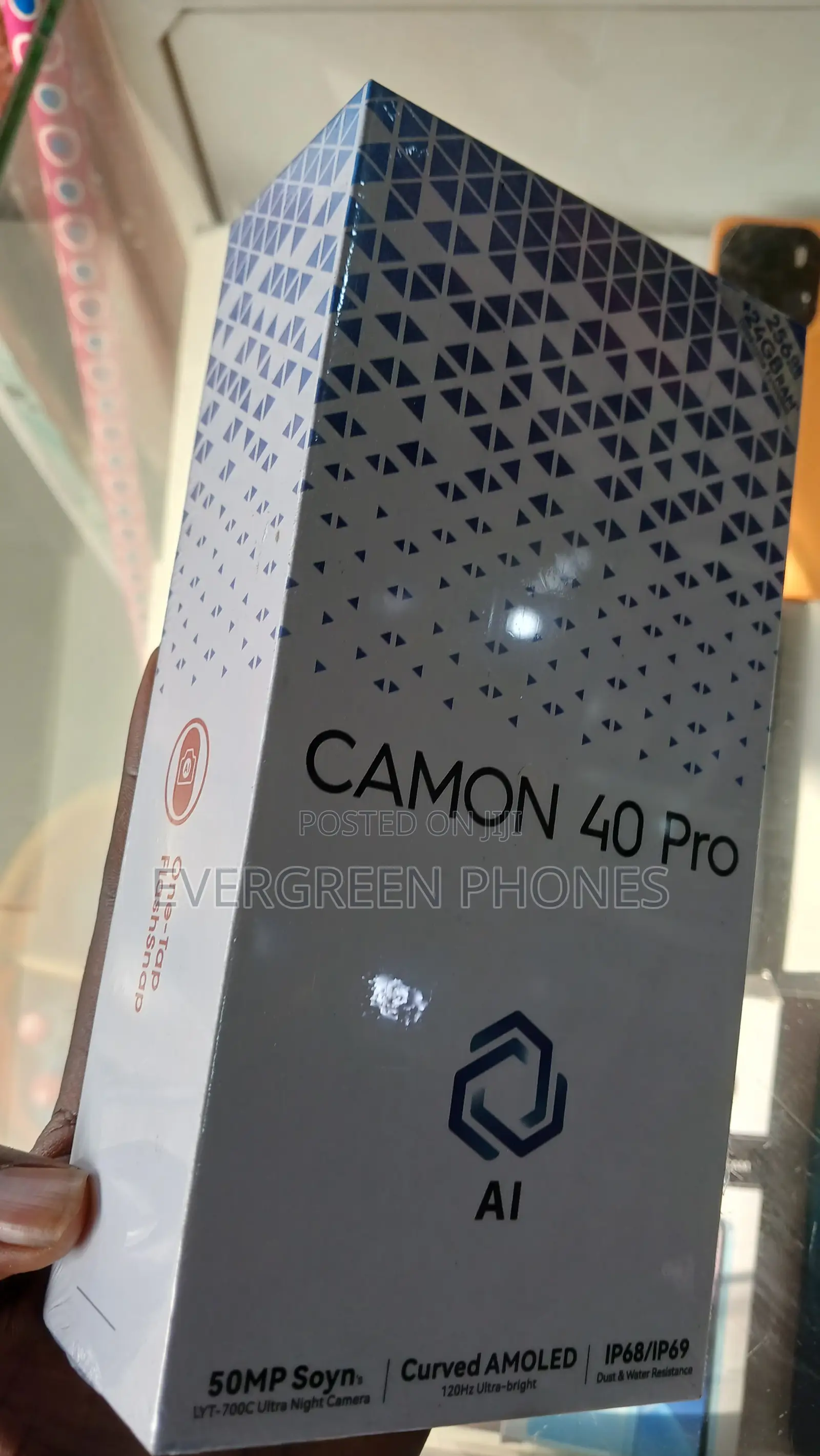 New Tecno Camon 40 Pro 5G 256 GB Rose Gold
