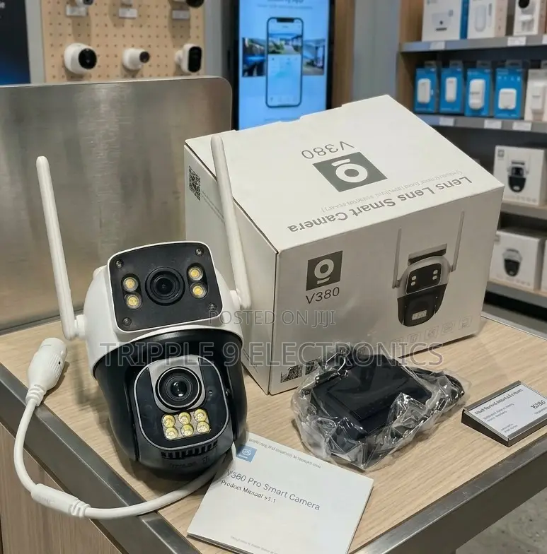 Dual Lens 4G Surveillance Camera