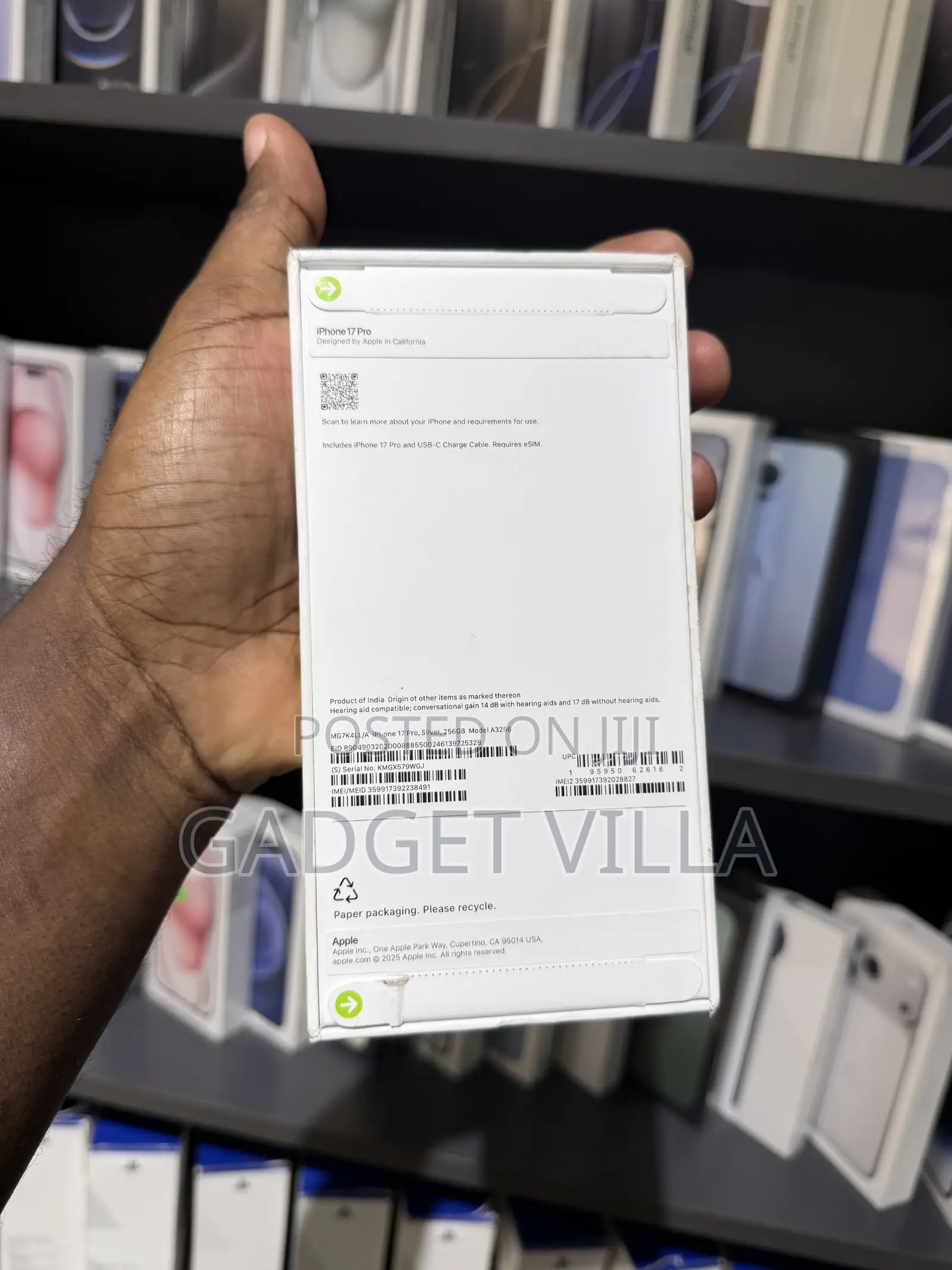 New Apple iPhone 17 Pro 256 GB Silver