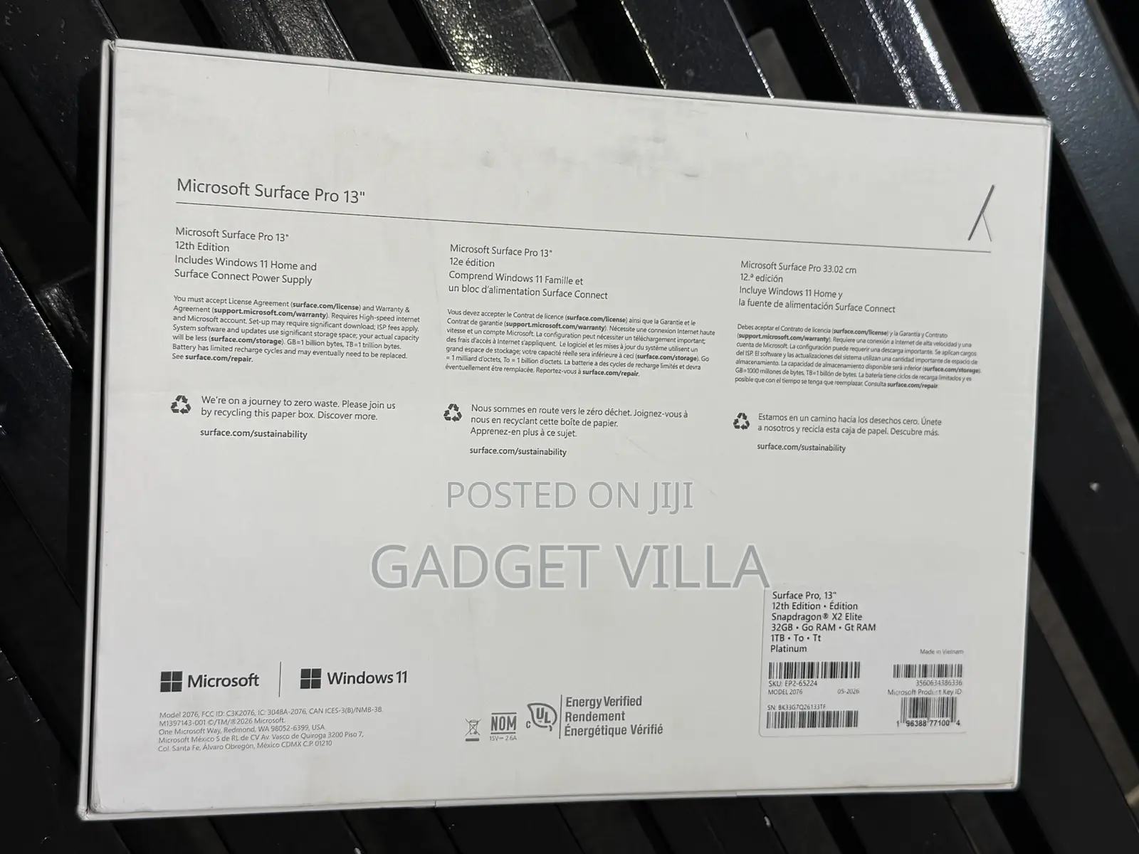 New Microsoft Surface Pro 1 TB
