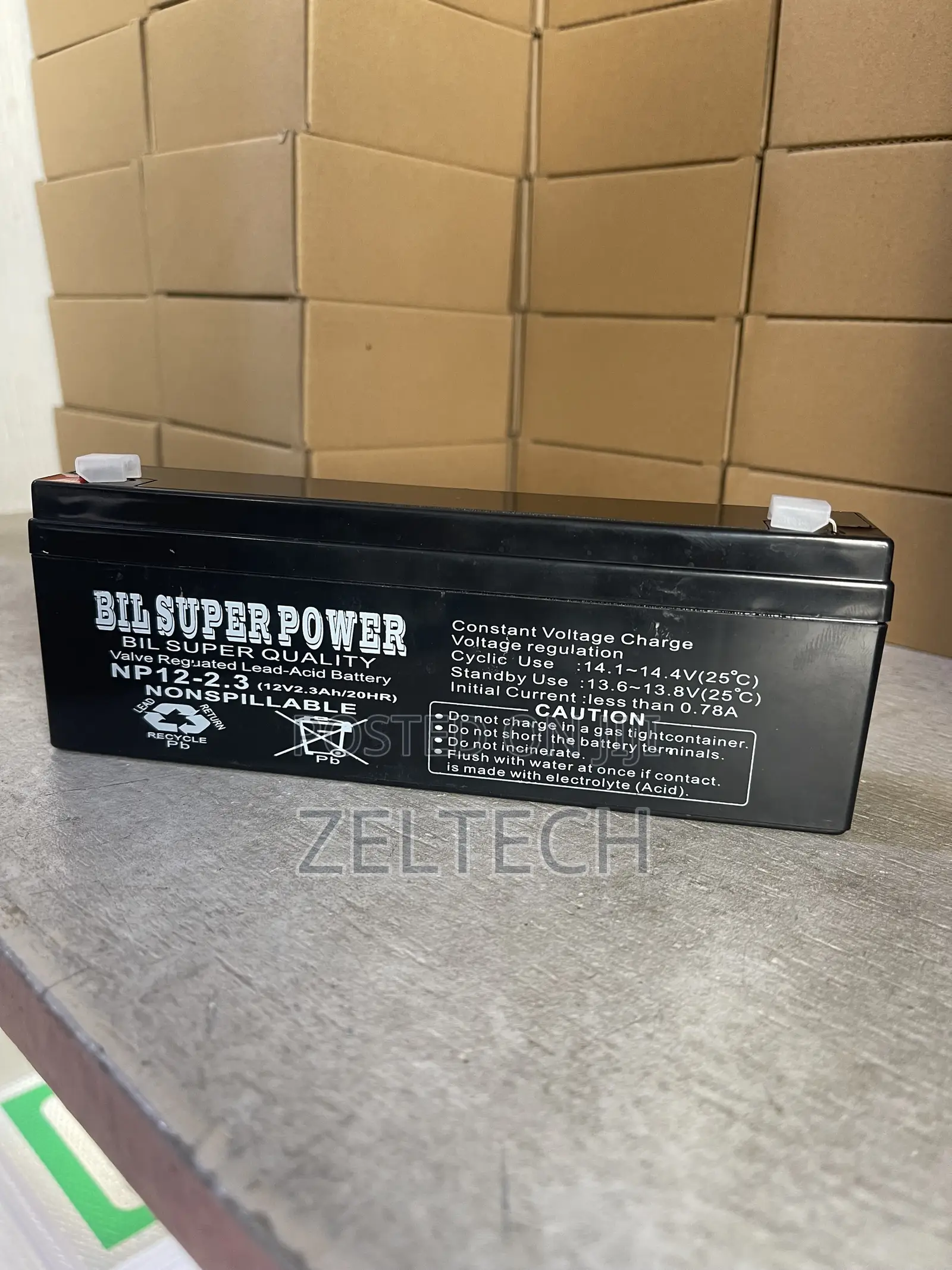 12V 2.3 Fire Alarm Battery