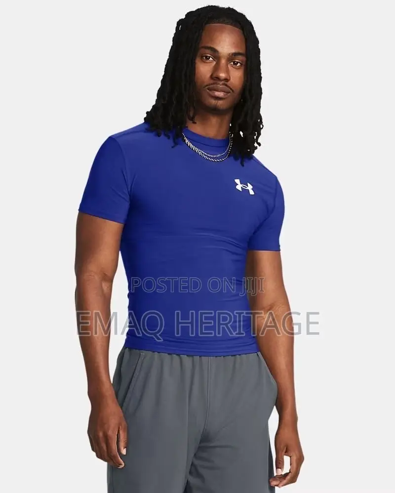Under Armour Compression Fit T-Shirt - Royal Blue
