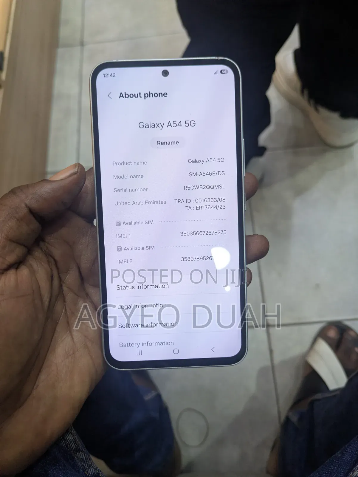 Samsung Galaxy A54 5G 128 GB White