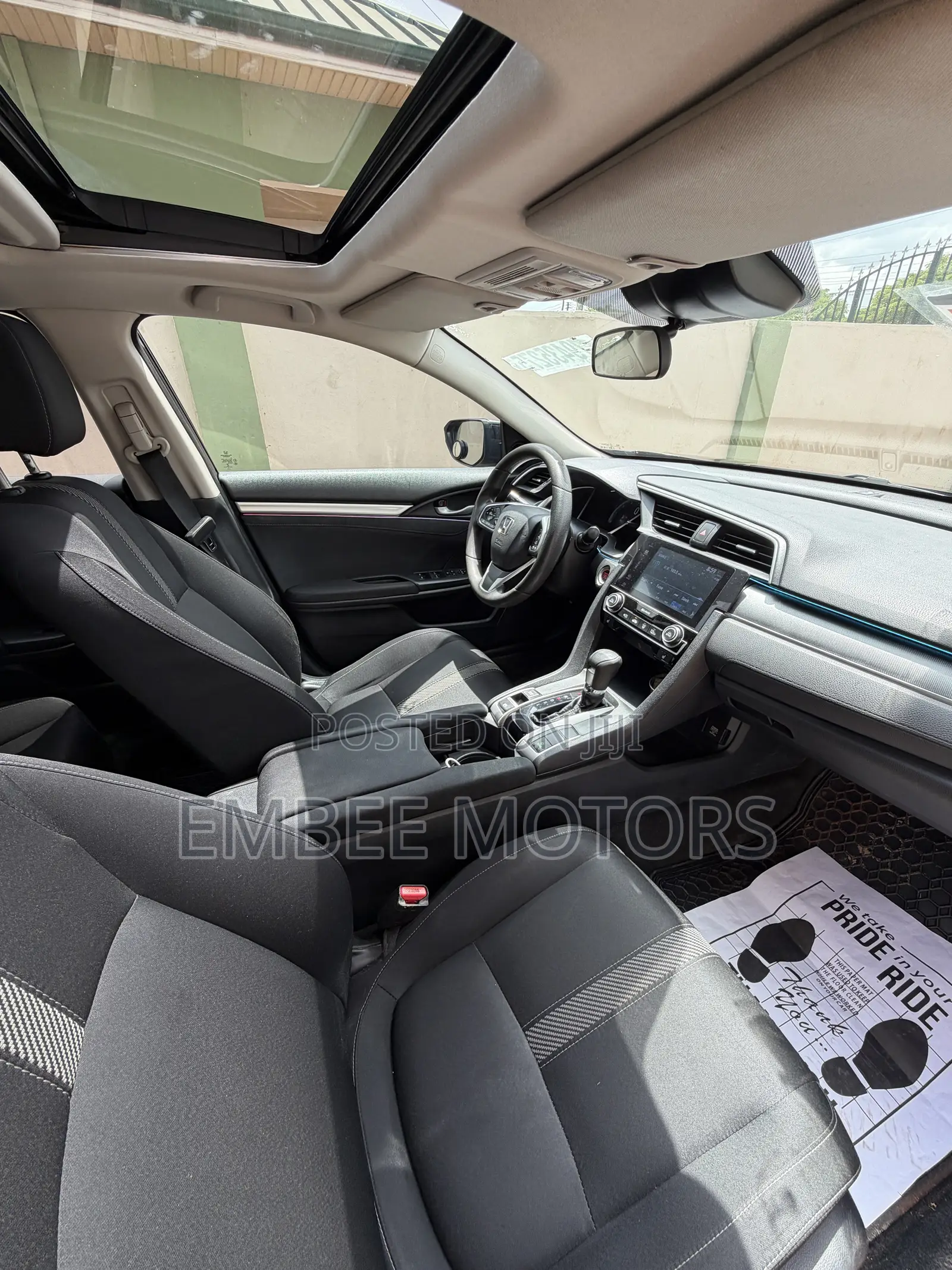 Honda Civic EX 4dr Sedan (2.0L 4cyl) 2017 Black