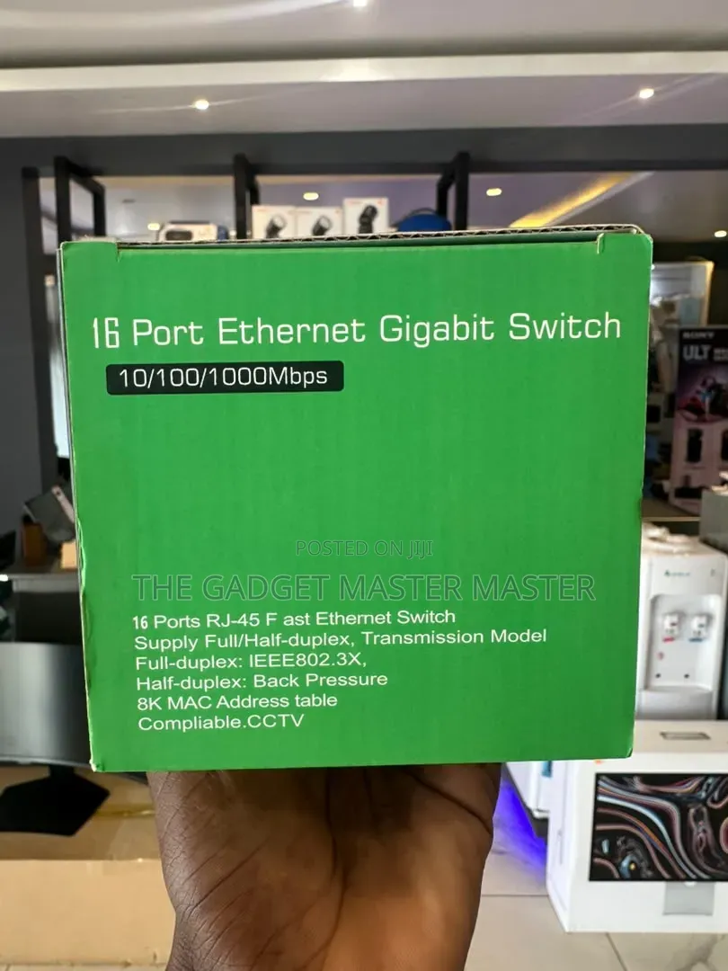 16 Ports RJ-45 Ethernet Gigabit Switch