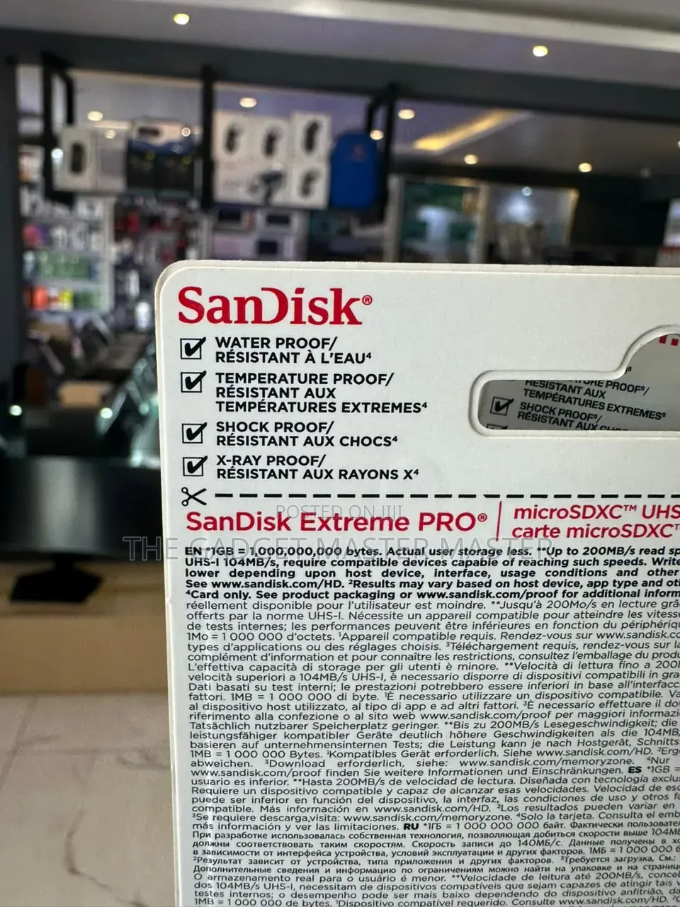 Sandisk Extreme Pro MicroSDXC UHS-I Card With Adapter
