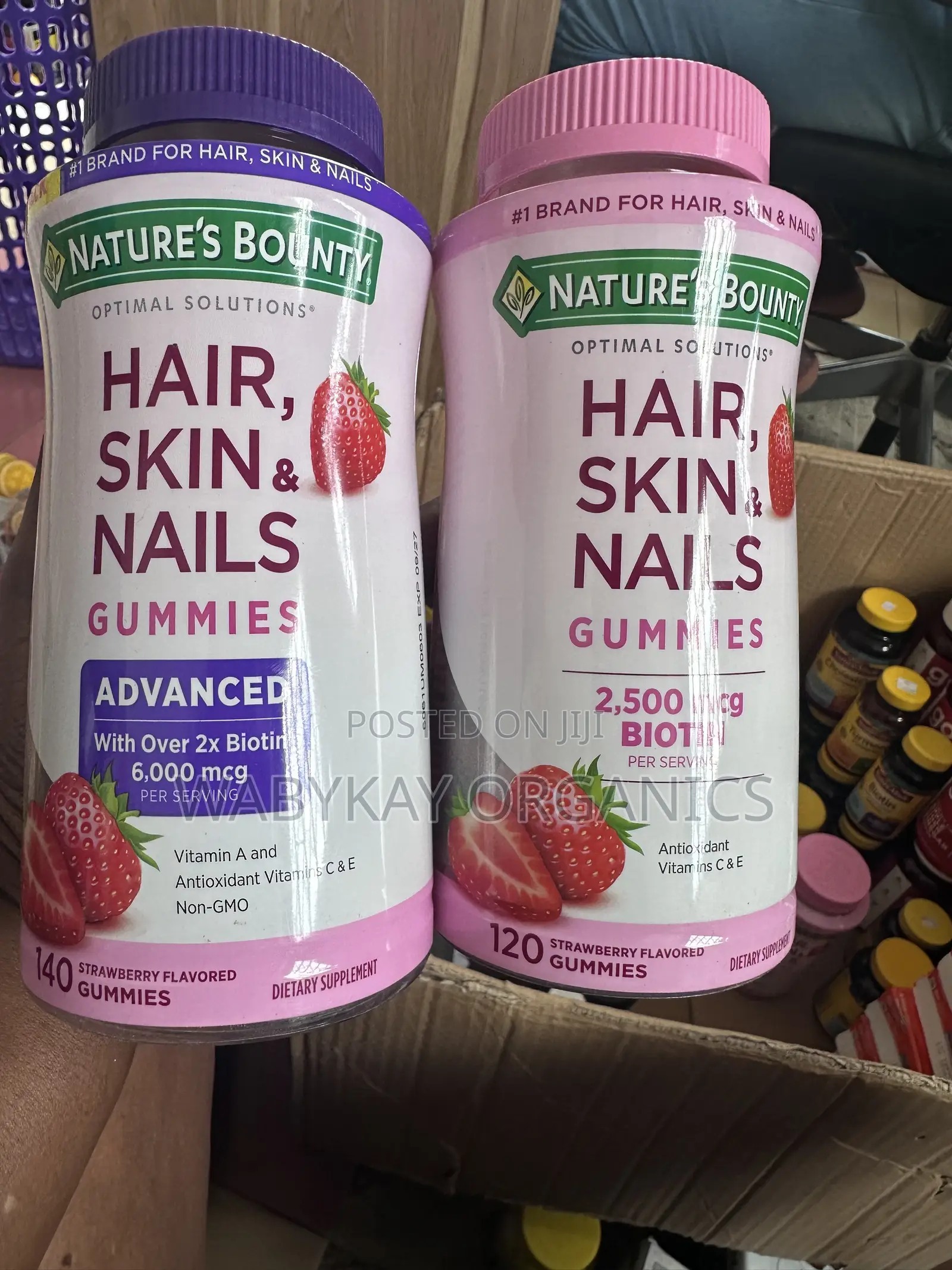 Nature Bounty Hair Skin and Nails 120 Gummies