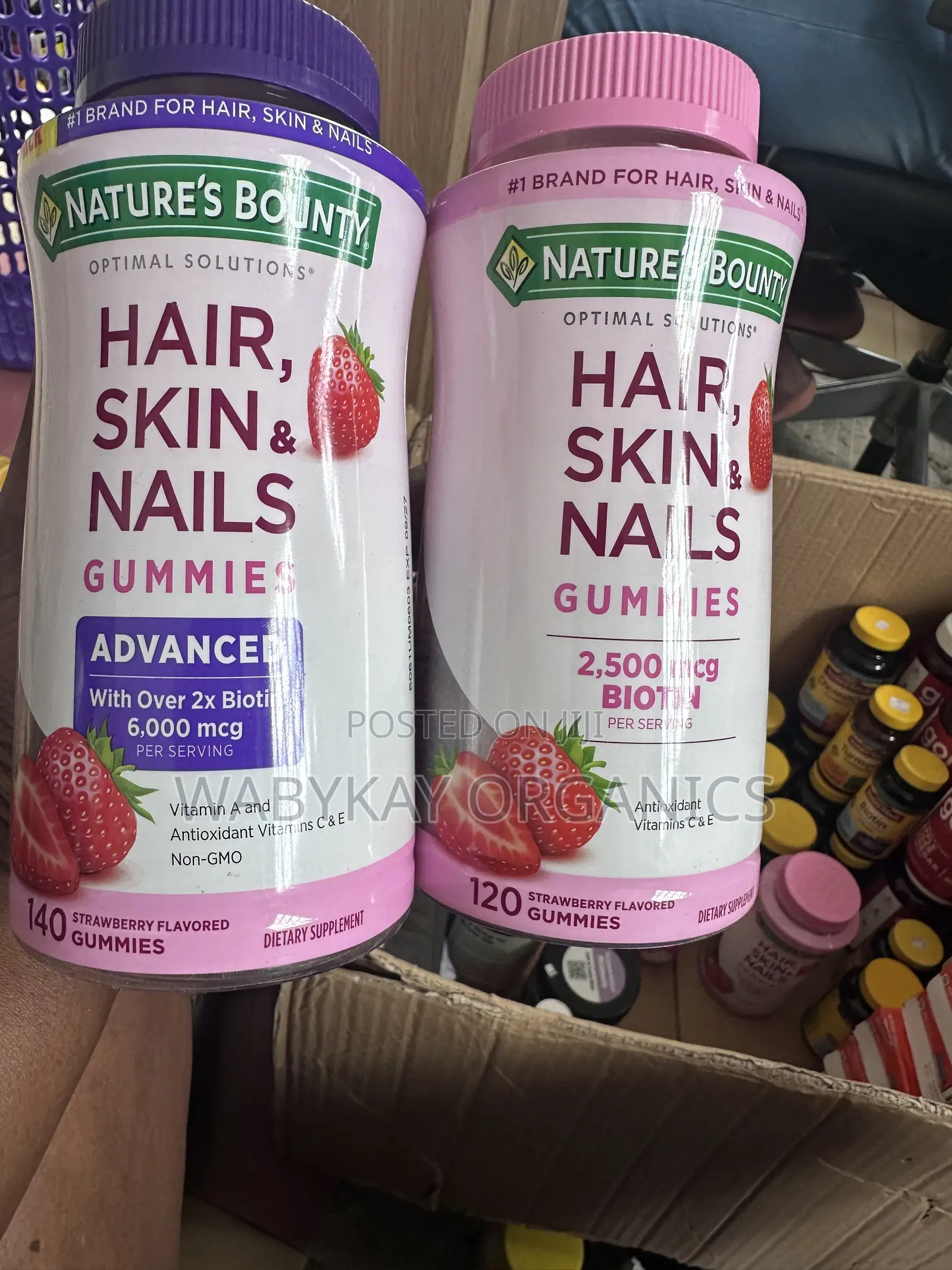 Nature Bounty Hair Skin and Nails 120 Gummies