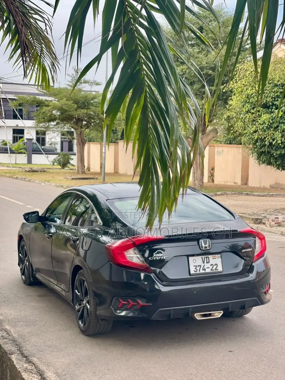 Honda Civic Sport Sedan 2020 Black