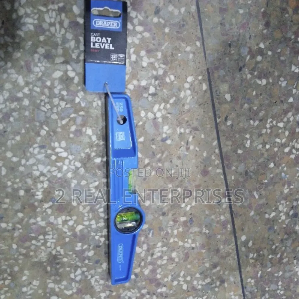 Draper 250mm Cast Aluminium Boat Spirit Level