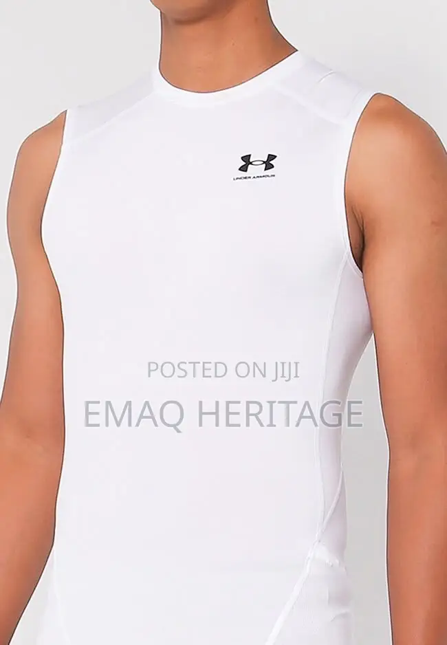 Under Armour Compression Muscle Tank - White
