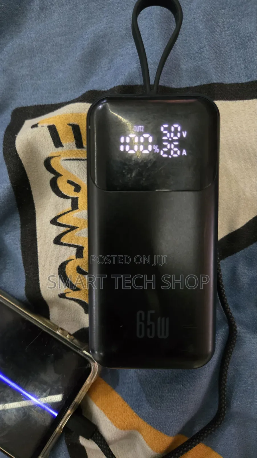 65watts 20000mAh Portable Power Bank for Laptops, Mackbooks & Phones