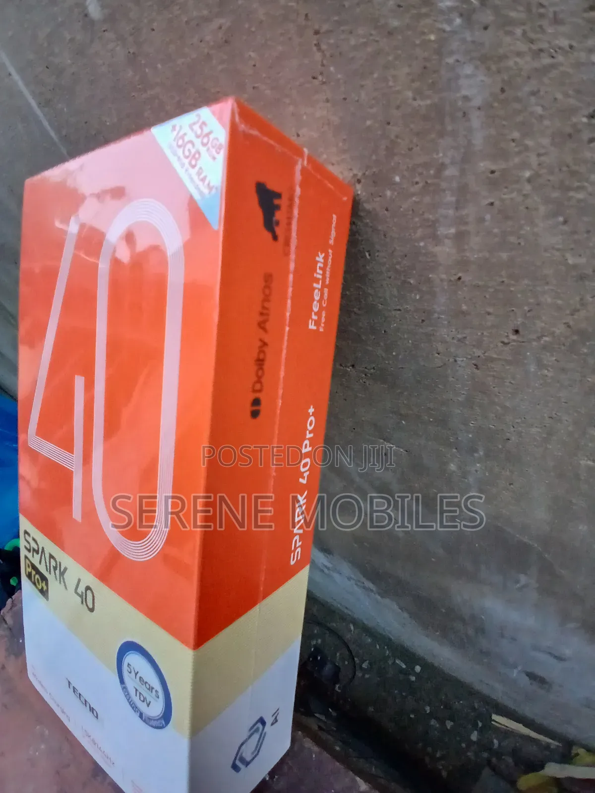 New Tecno Spark 40 Pro+ 256 GB Black