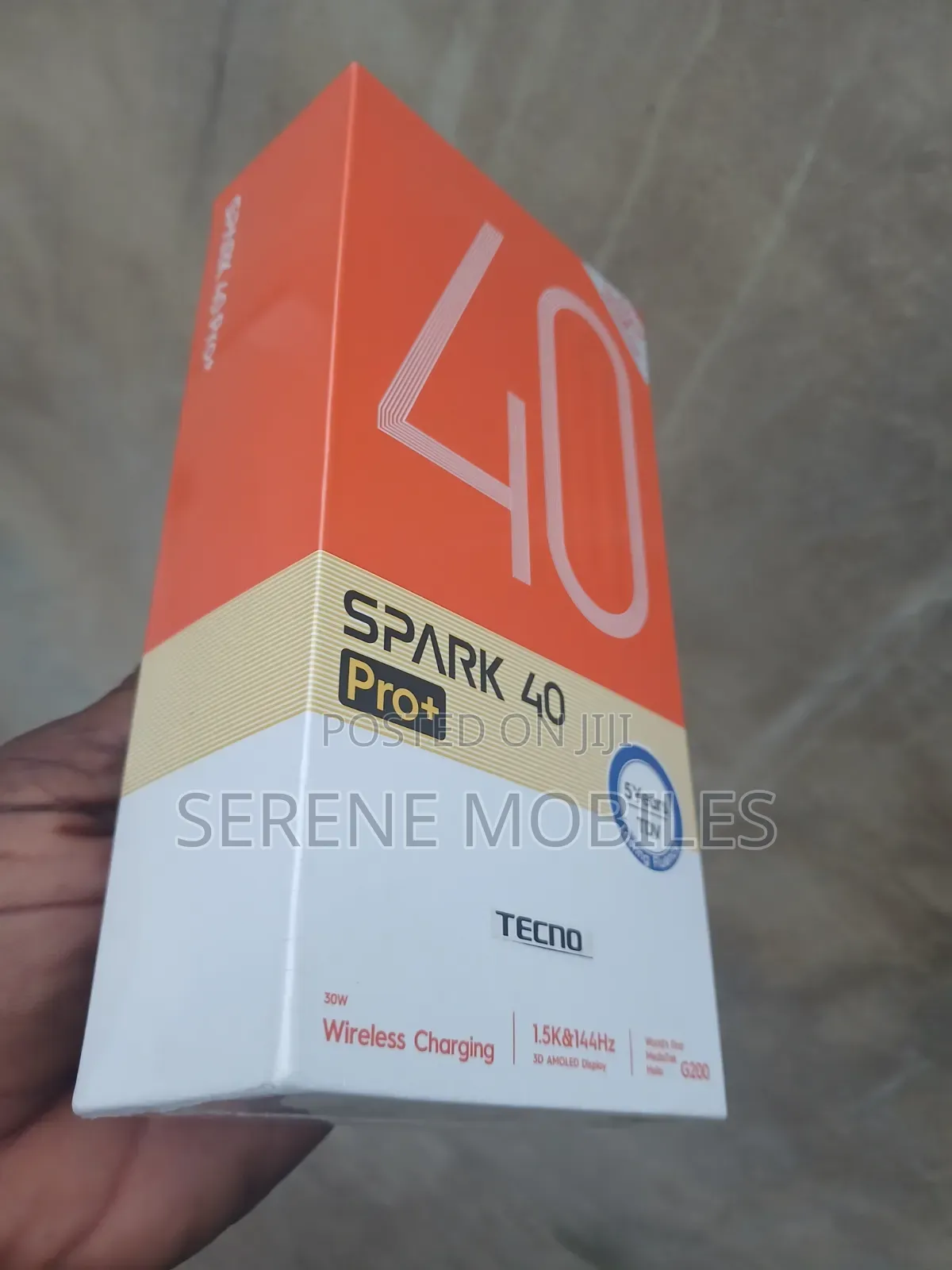 New Tecno Spark 40 Pro+ 256 GB Black