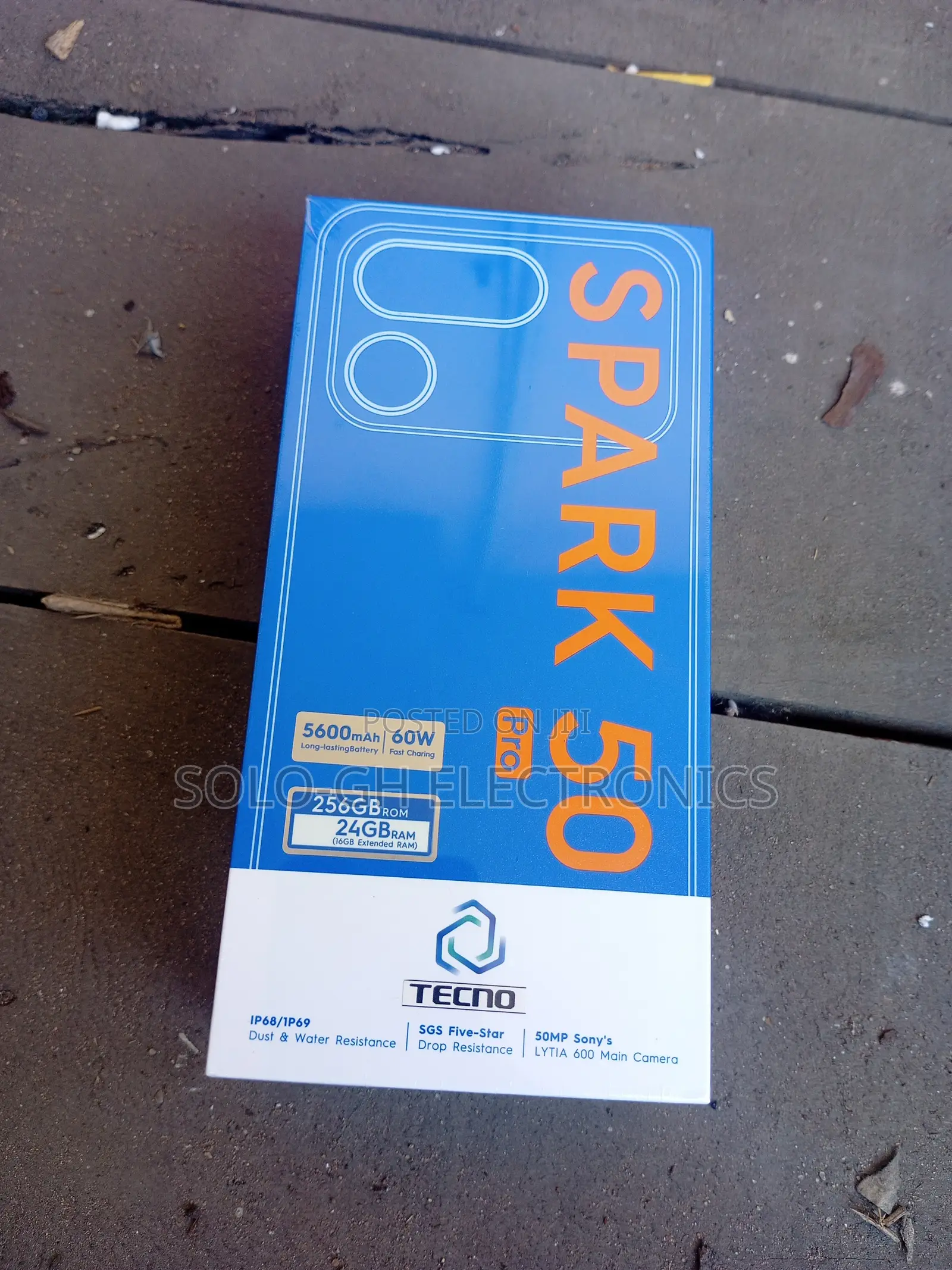 New Tecno Spark 50 Pro 256 GB Black