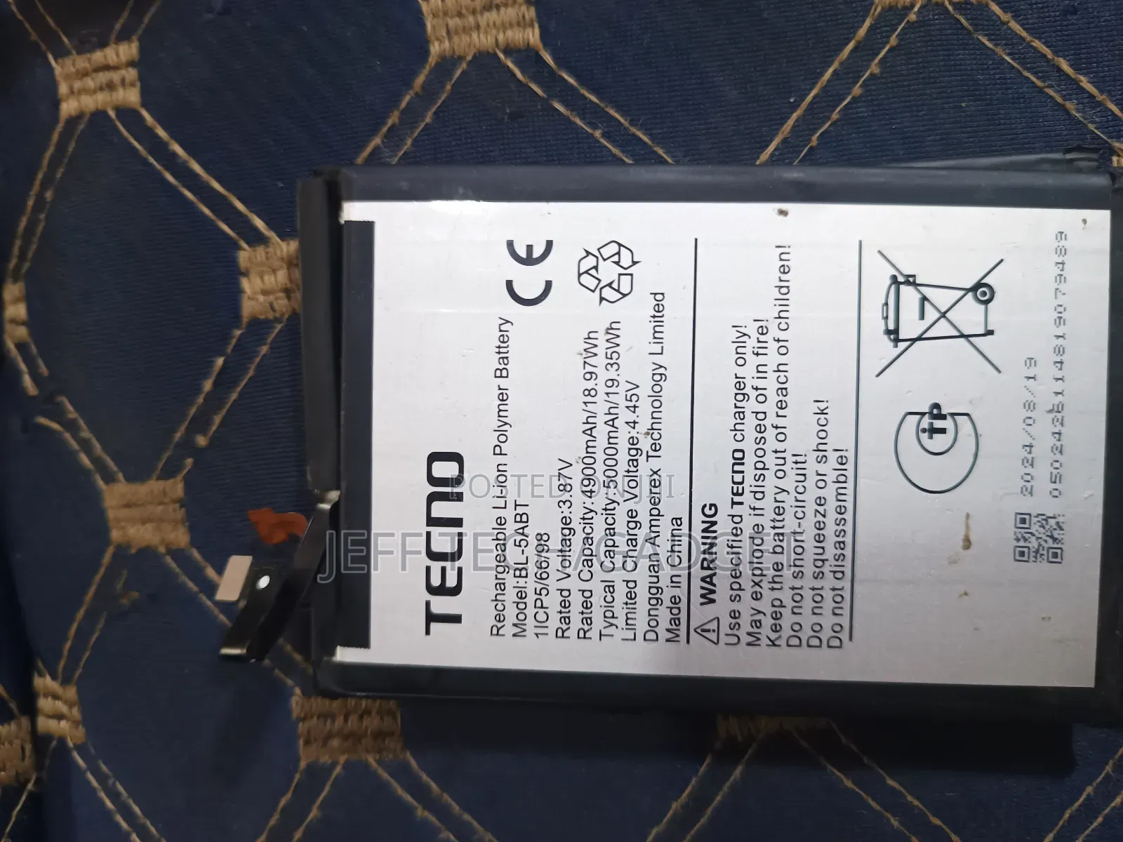 Original Battery for All Tecno Phones