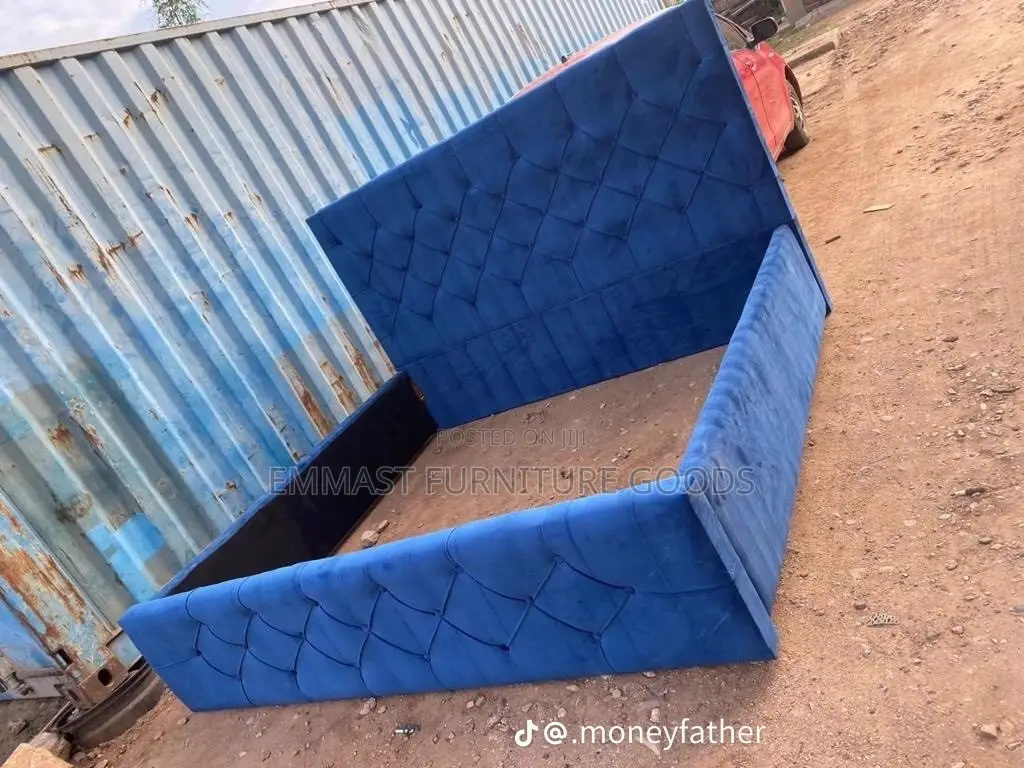 Affordable Leather Double Bed Available in Different Colors