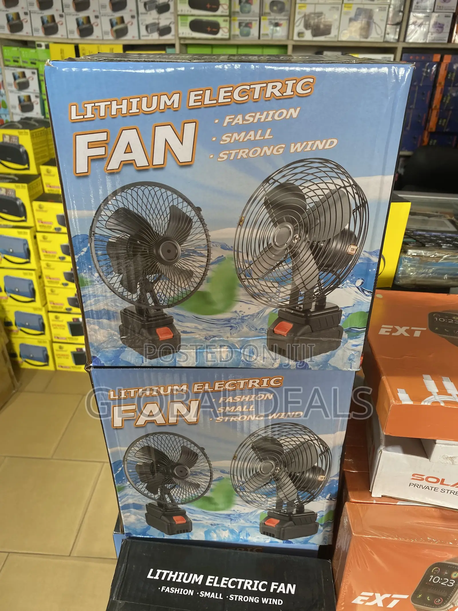 Multipurpose Indoor and Outdoor Rechargeable Fan