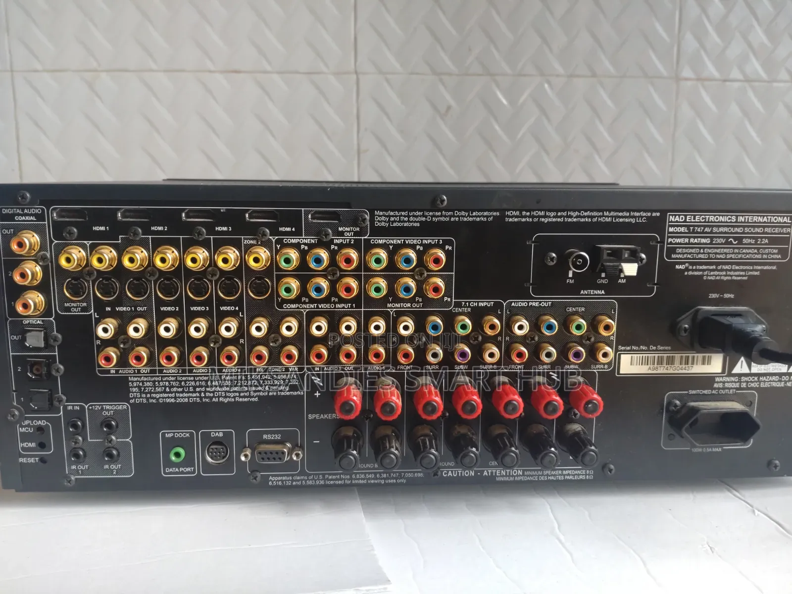 NAD T 747 Home Theater Amplifier