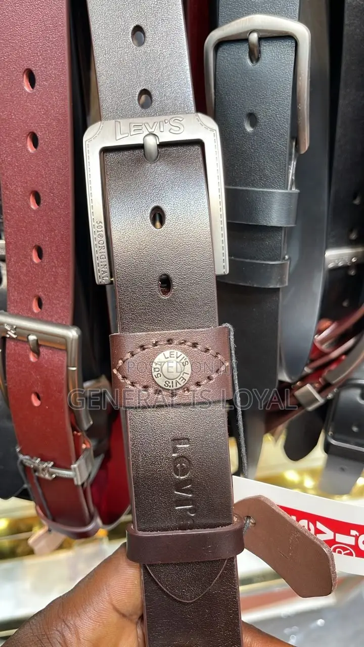 Coffee Color Levi’s Leather Men Belt