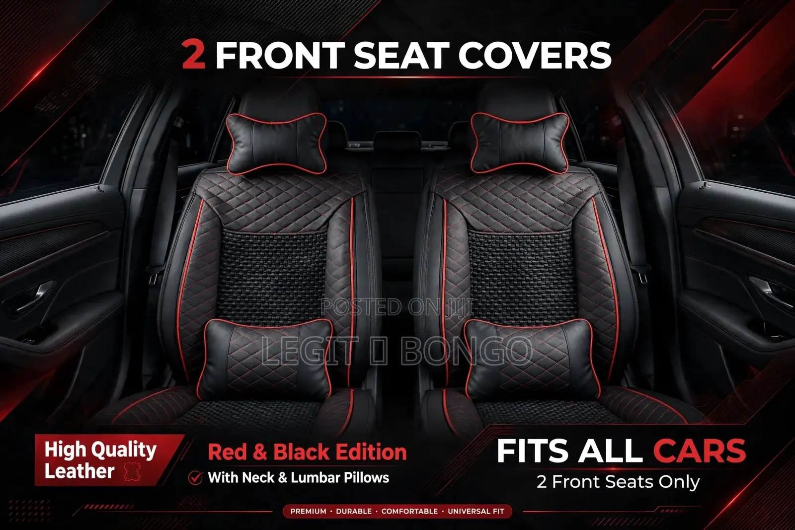 2 Front Seat Covers