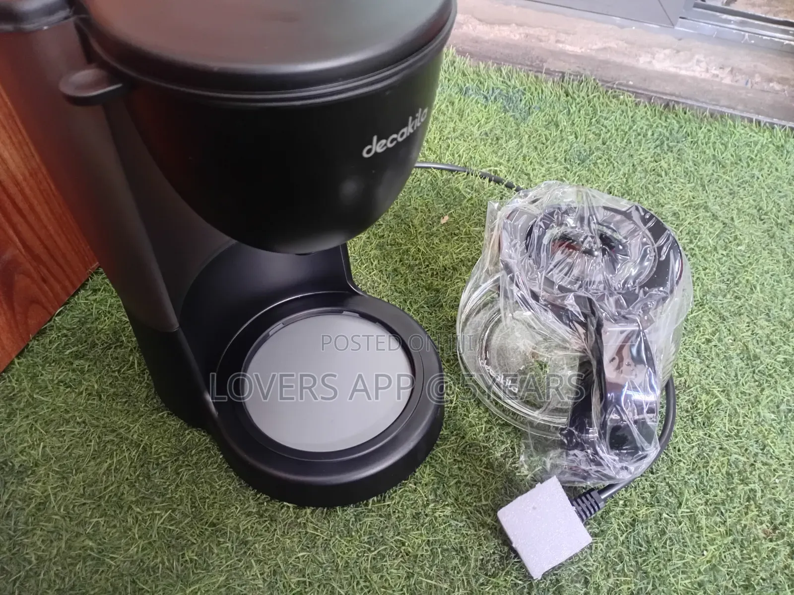 Decakila Durable 1.25L Heating Base Coffee Maker