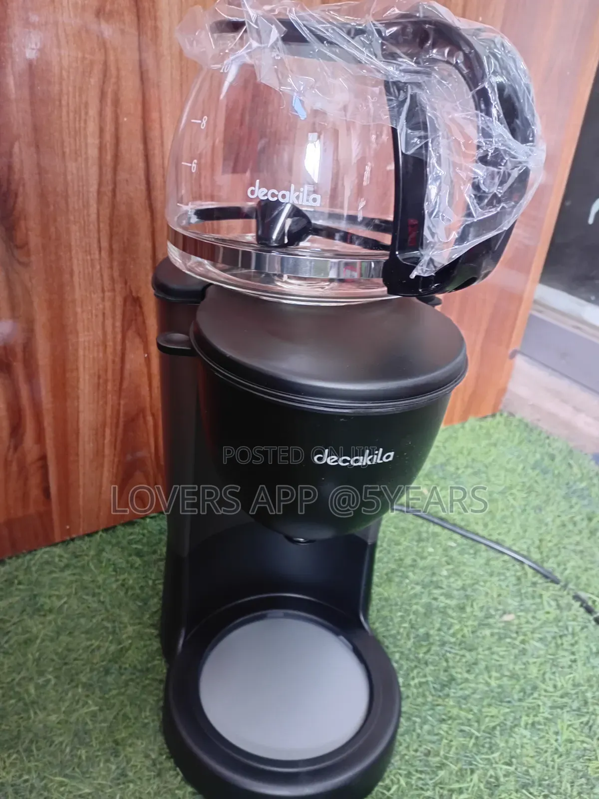 Decakila Durable 1.25L Heating Base Coffee Maker