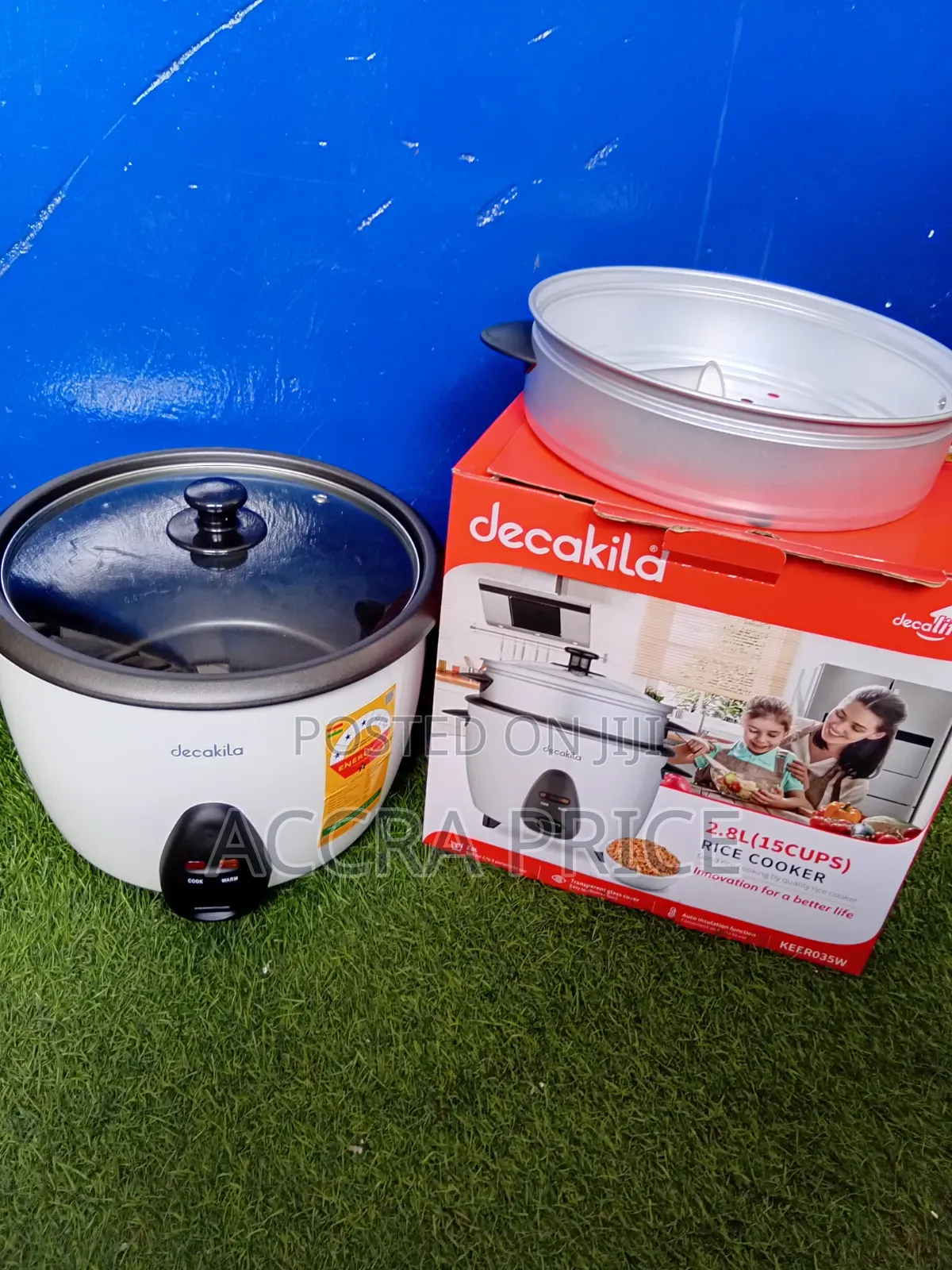 Decakila 2.8L Rice Cooker Big Capacity, Easy Cooking Rice Cooker