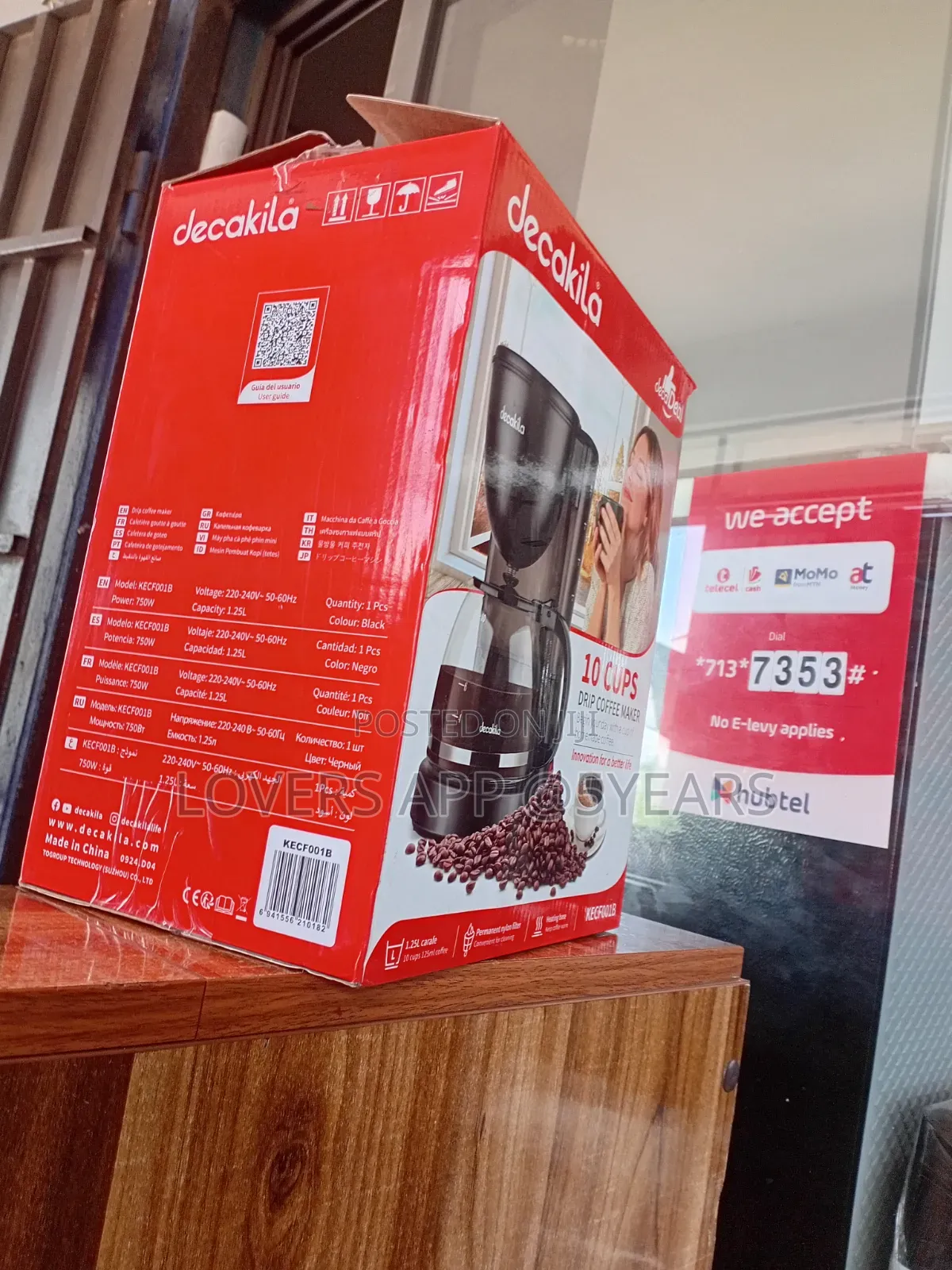 Convenient Coffee Maker 10Cups Decakila Coffee Maker