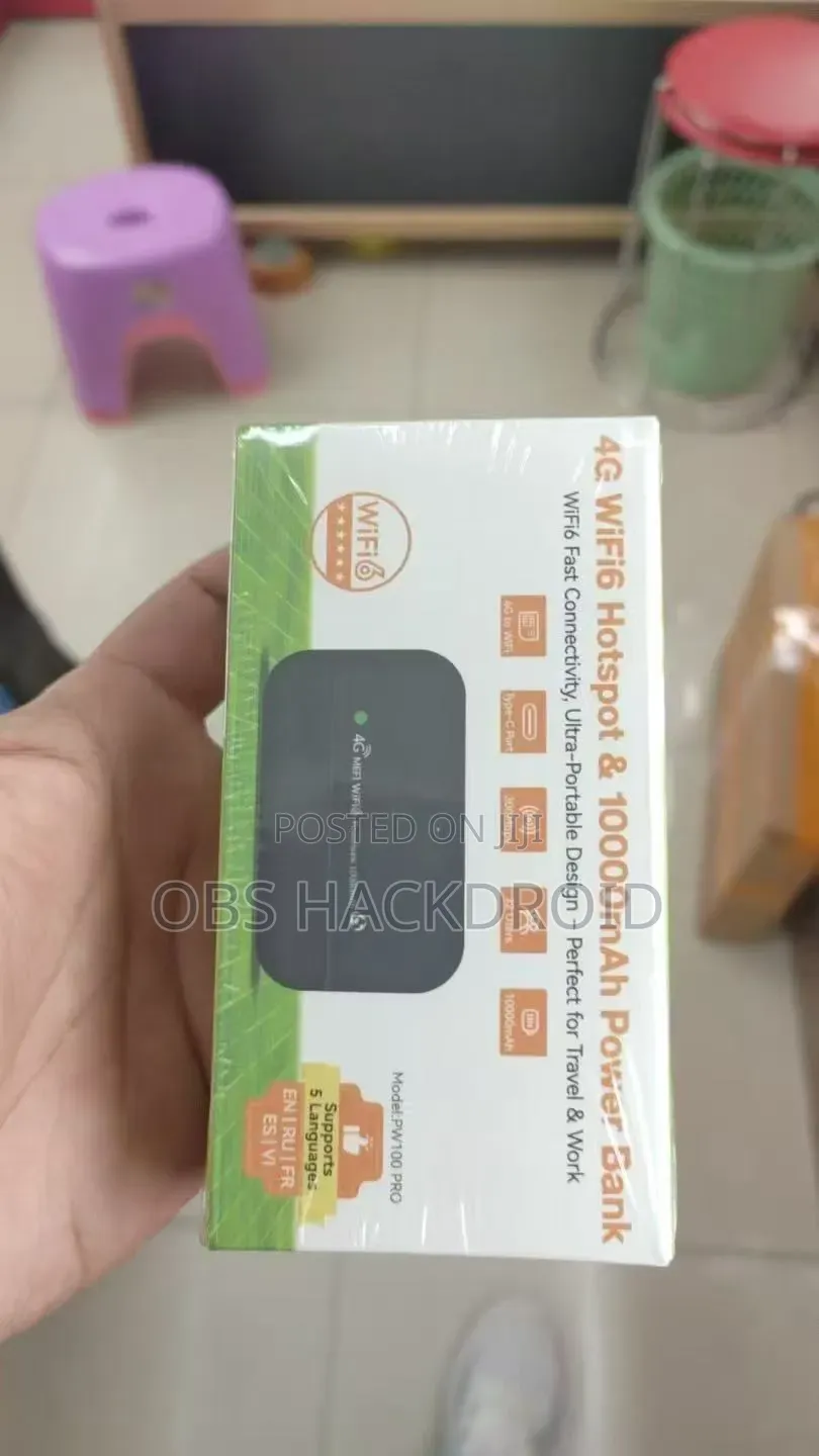PW100 PRO WiFi6 Power Bank Wifi