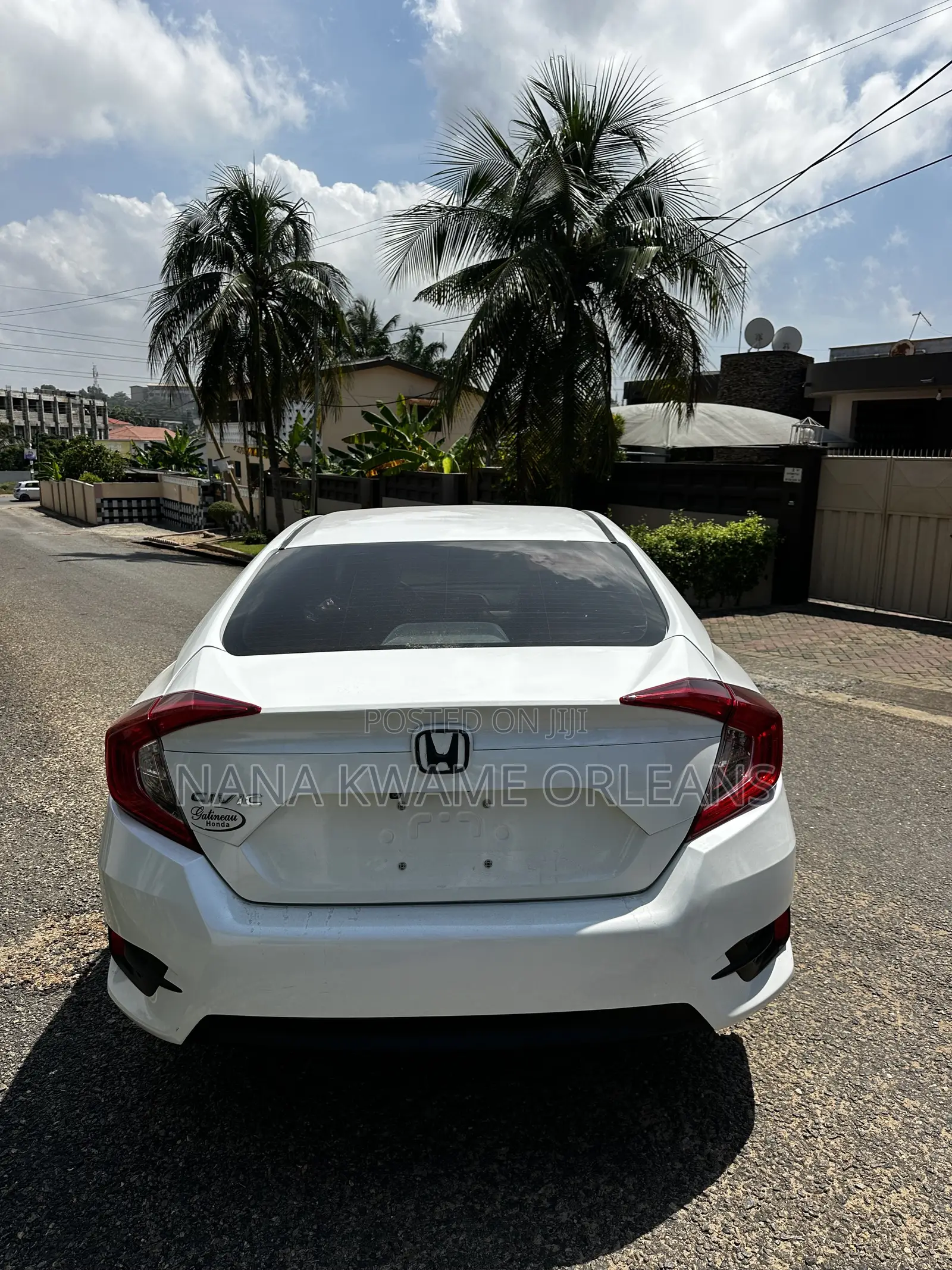 Honda Civic EX-L 4dr Sedan (1.5L 4cyl) 2017 White