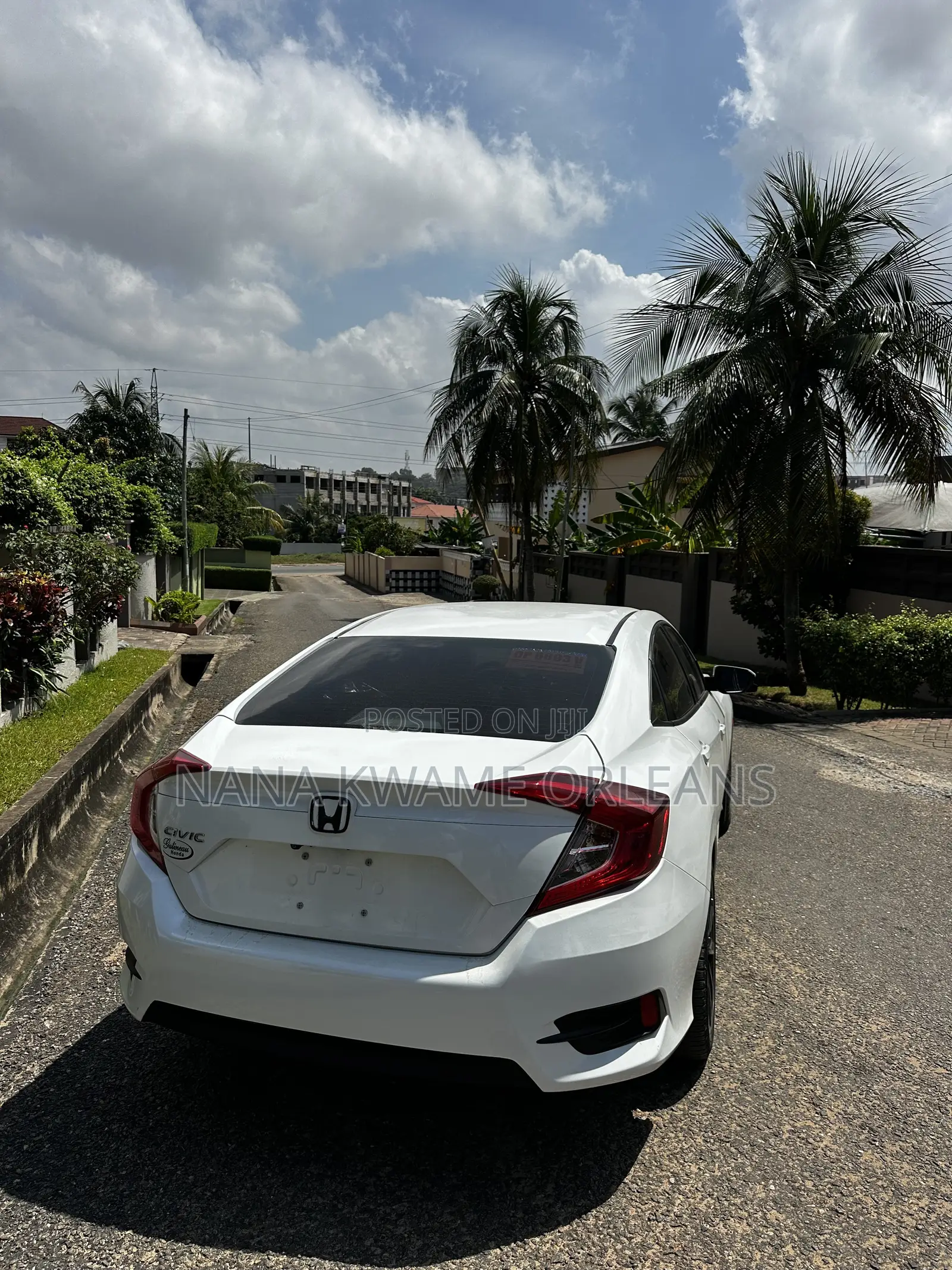 Honda Civic EX-L 4dr Sedan (1.5L 4cyl) 2017 White