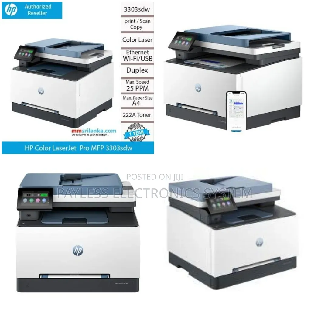 HP Color LaserJet Pro MFP 3303sdw Printer