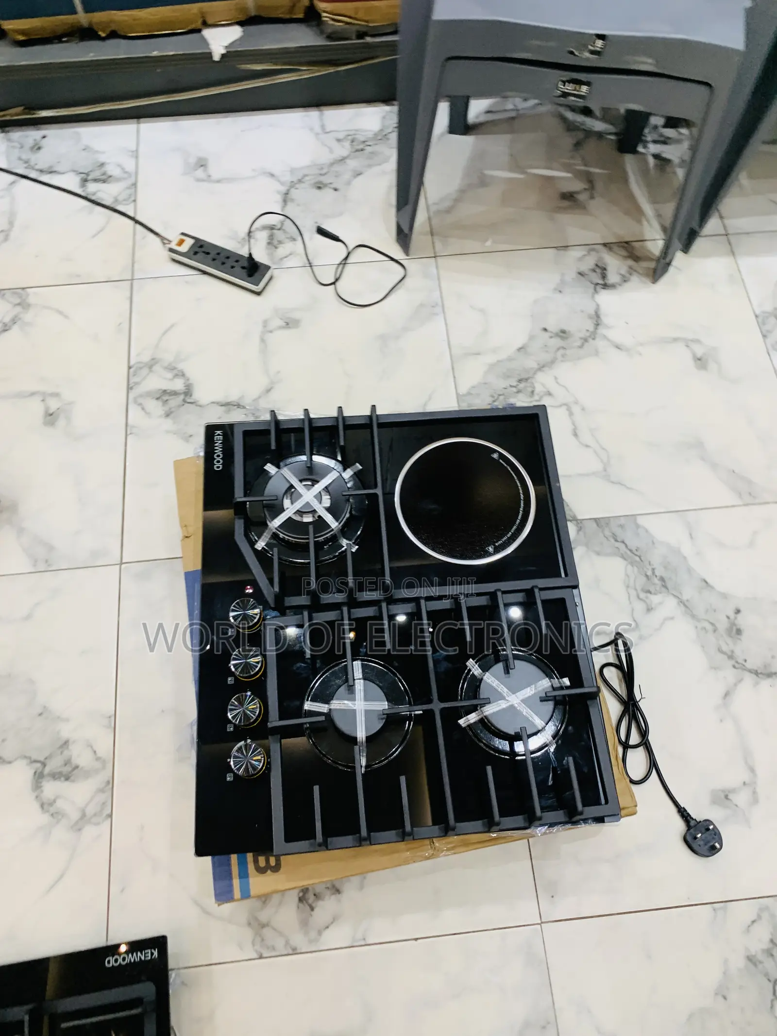 Ultra High Kenwood 60cm 3+1 Built-in Gas and Electric Combo Hob